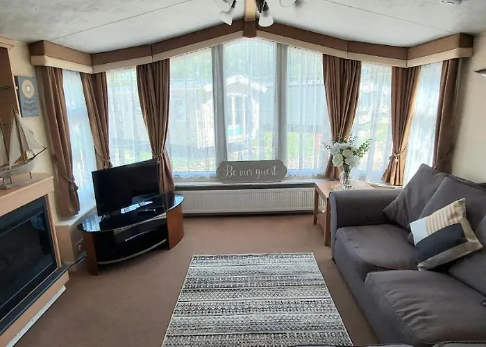 A Fashionable Caravan In A Peaceful Seaside Town